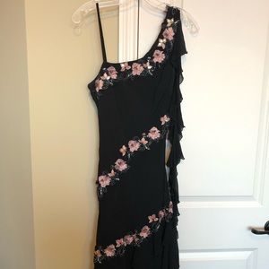 EUC Asymmetrical Cache Dress - size 6 (worn once)